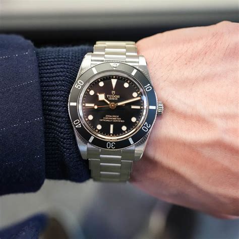 tudor black bay 54 on wrist